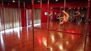 Carolyn Roorda  Pole Fitness Recital May 2014 [upl. by Raddatz]