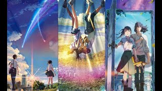 Theme songs of Your Name Weathering With You and Suzume  Makoto Shinkai’s blockbuster films [upl. by Eilagam356]