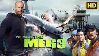 MEG 2 THE TRENCH 2023 3 Clips  Jason Statham Megalodon Movie [upl. by Arednaxela]