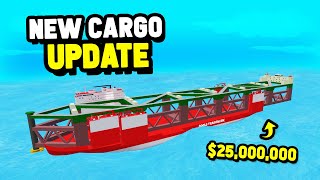 New OVERSIZED CARGO UPDATE in Roblox Shipping Lanes [upl. by Artina]