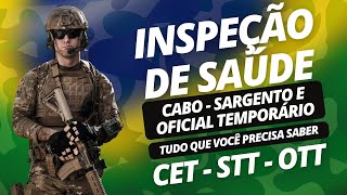 INSPEÇÃO DE SAÚDE  CABO SGT E OFICIAL TEMPORÁRIO DO EXÉRCITO  Tudo que você precisa saber [upl. by Pavia]