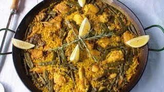 Receta Paella Valenciana la autentica receta de Valencia Loli Dominguez [upl. by Rez328]