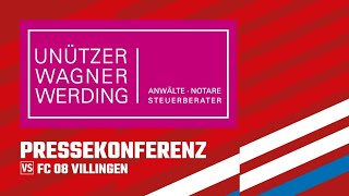 Pressekonferenz TSV Steinbach Haiger  FC 08 Villingen 31 I Kanzlei UWW [upl. by Odab]