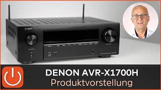 PRODUKTVORSTELLUNG DENON AVRX1700HDAB  THOMAS ELECTRONIC ONLINE SHOP [upl. by Acnoib]