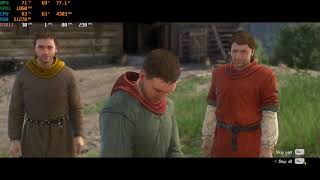 ASUS TUF Dash F15 3060 RTX i711370H Kingdom Come Deliverance Benchmark [upl. by Philbo]