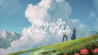 Merry Go Round of Life • 10 Hours w Rain amp Fireplace • Relaxing Music to Study Meditation amp Sleep [upl. by Birkle268]