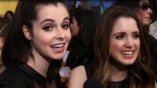 Vanessa amp Laura Marano Talk On Screen Love Lives amp More  2014 Kids Choice Awards [upl. by Sochor]