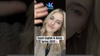 Spring App Deadline is November 24th🌸 Kolaris KolarisRecruitment Hagwon livingabroad Korea [upl. by Lukey324]