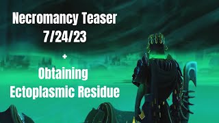 Rs3  Necromancy TeaserObtaining Ectoplasmic Residue [upl. by Micah]