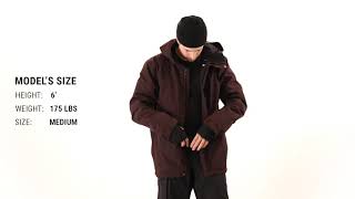 Volcom TDS 2L GoreTex Snowboard Jacket Fit Review  Tactics [upl. by Enelyam]