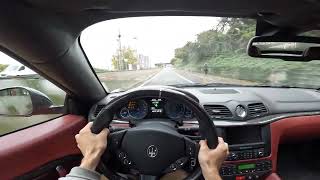 Maserati GranTurismo Sport POV Test Drive [upl. by Bernarr906]