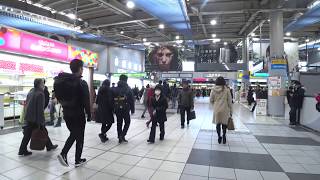 【4K散歩動画】JR品川駅 駅構内 ぐるり一周散歩 [upl. by Erbe]