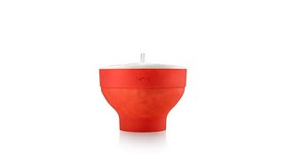 Lekue Collapsible Microwave Popcorn Maker [upl. by Nayar]