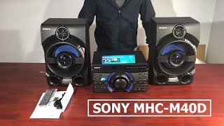 Loa Sony M40D Khui Mở Hộp Loa Sony MHCM40D  0977254396 [upl. by Selrahc]