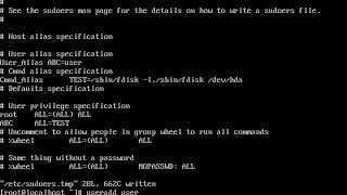 Linux  Setting up sudo users  How to configure Visudo in Redhat Linux [upl. by Hgielrahc]