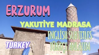 Yakutiye medresesi  Yakutiye Madrasah Erzurum 🇹🇷 [upl. by Mcmurry]