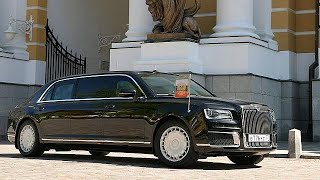 Putin ditches imported cars in favour of Russianmade limousine [upl. by Townsend]