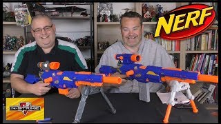 NERF SNIPER LONGSTRIKE CS6 avec les blaster jouannerf test en français FR [upl. by Nivac]