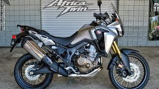 2016 Honda Africa Twin 1000 WalkAround Video  CRF1000L Adventure Motorcycle  HondaProKevincom [upl. by Kerek]