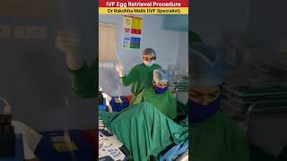 IVF Egg Retrieval Procedure by Dr Rakshita Malik gynaecologist ivfspecialist mbbs medical neet [upl. by Pinckney869]