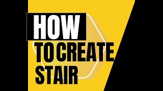 HOW TO CREATE STAIR USING SKETCH UP [upl. by Itin423]