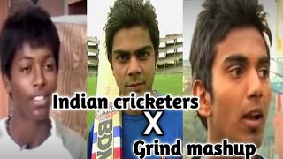 Indian cricketers × Emiway Bantai Grind Mashup 😎💪 [upl. by Lane]