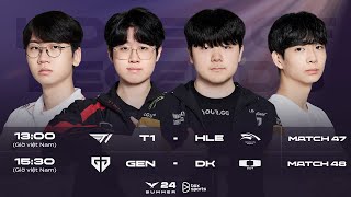 Bình Luận Tiếng Việt T1 vs HLE  GEN vs DK  Tuần 5 Ngày 4  LCK Mùa Hè 2024 [upl. by Isdnil]