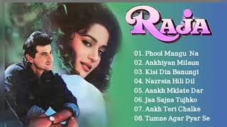 RajaMovieAllSongsHindiRomanticSongSanjayKapoorampMadhuriDixitEvergreenMusic [upl. by Assylem]