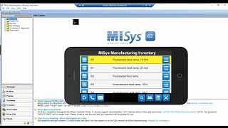 MISys Manufacturing Inventory on an iPhone [upl. by Ninerb]