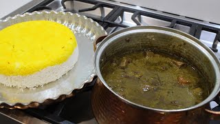 GHORMEH SABZI RECIPE لذيذ ترين قورمه سبزي [upl. by Ikkir]