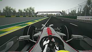 F1 2008 Melbourne Lewis Hamilton Pole Position Onboard  assettocorsa [upl. by Eceirtal]