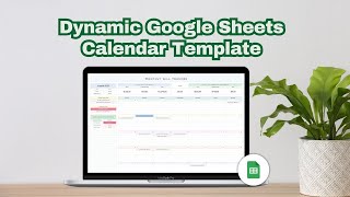 Make Your Own Dynamic Calendar In Google Sheets StepbyStep Tutorial [upl. by Shaylah635]