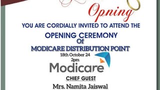 Modicare DP opening ceremony  Celebration time  Dream fulfill  Modicare business opportunities [upl. by Asiar]