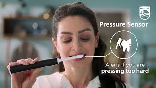 Philips Sonicare Electric Toothbrush with an inbuilt pressure sensor [upl. by Aikrahs]