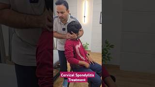 Cervical Spondylitis Treatment Session In India by Drmushtaque 🇮🇳 chiroprectic spasms sciatica [upl. by Ferdinanda]