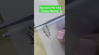 Customize Signature Digital Stamp signature stamps preinkstamp shortvideo digital [upl. by Velvet]