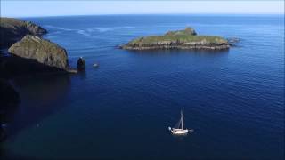 Flying Over Mullion Cove [upl. by Dowell681]