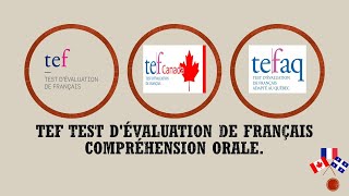 TEFAQTEF CanadaTEF Compréhension Orale Examen4 2021 Full Listening exam Hard questions [upl. by Daisy]