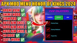 CHEAT HONOR OF KINGS TERBARU 2024 APK MOD MENU HOK ANTIBANNED WORK RANK SUPPORT ALL ANDROID TUTORIAL [upl. by Eilegna383]