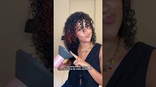 Partie 1  Je sèche mes cheveux au diffuseur ✨🌬️💕 curlyhair [upl. by Hada]