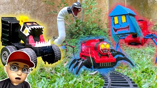 Great Upgrade Train Creepy CC203 Cho Cho Charles Monster Truck Locomotive KAI Thomas Exe [upl. by Joni]