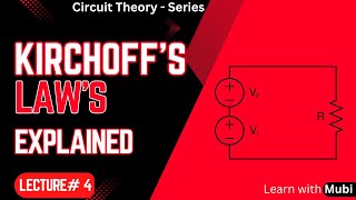 Kirchoffs Laws Explained KVL amp KCL  physics electrical electronics [upl. by Alyssa]