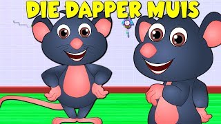 Die Dapper Muis  Afrikaans Kinderliedjies  Kleuterskool liedjies  The Brave Mouse Afrikaans Rhyme [upl. by Idnyc92]