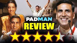 PADMAN Movie Review  Akshay Kumar  Radhika Apte  Sonam Kapoor [upl. by Oihsoy]