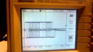 analyzing USB with oscilloscope [upl. by Marbut]