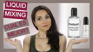 Inglot Duraline VS Mehron Liquid Mixing  Liquidos Mezcladores [upl. by Aletha]