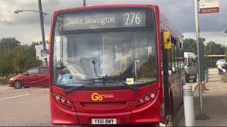 Full Journey on Route 276  Newham Hospital  Stoke Newington  YX61 BWY E200  GAL Blue Triangle [upl. by Marthe]