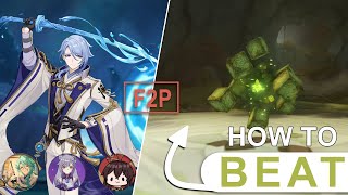 F2P Dendro Hypostasis Boss Guide Gameplay amp Walkthrough  Genshin Impact 45 [upl. by Aihsoek]