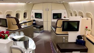 Lufthansa First Class Boeing 747 South Africa to Germany [upl. by Kalindi482]