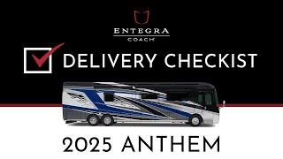 2025 Anthem Delivery Checklist  Entegra Coach [upl. by Meirrak]